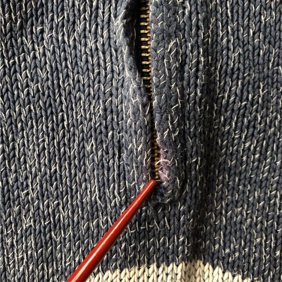 EDDIE BAUER - mens zip up sweater medium - Picture 4 of 4